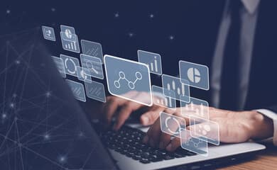 Team working with AI systems