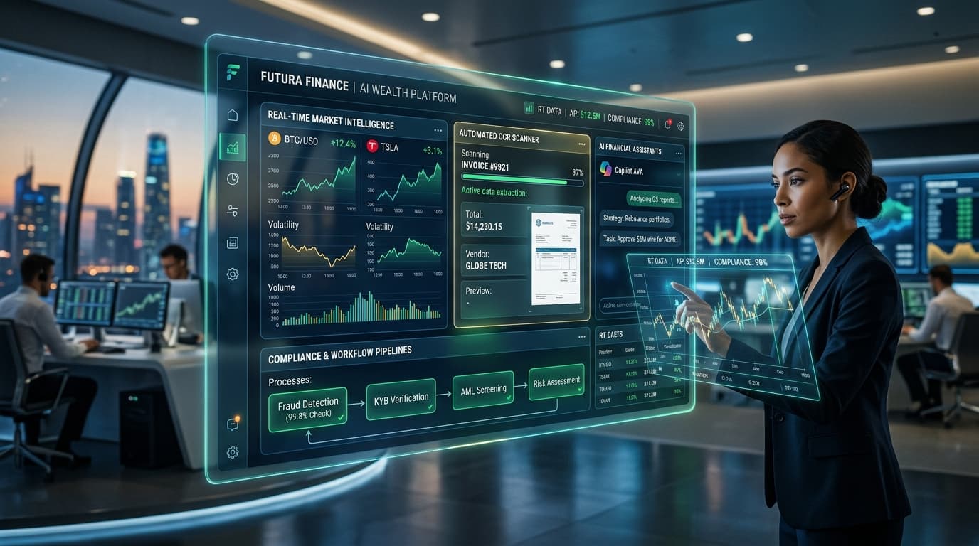 Finance AI and Intelligent Banking Dashboard